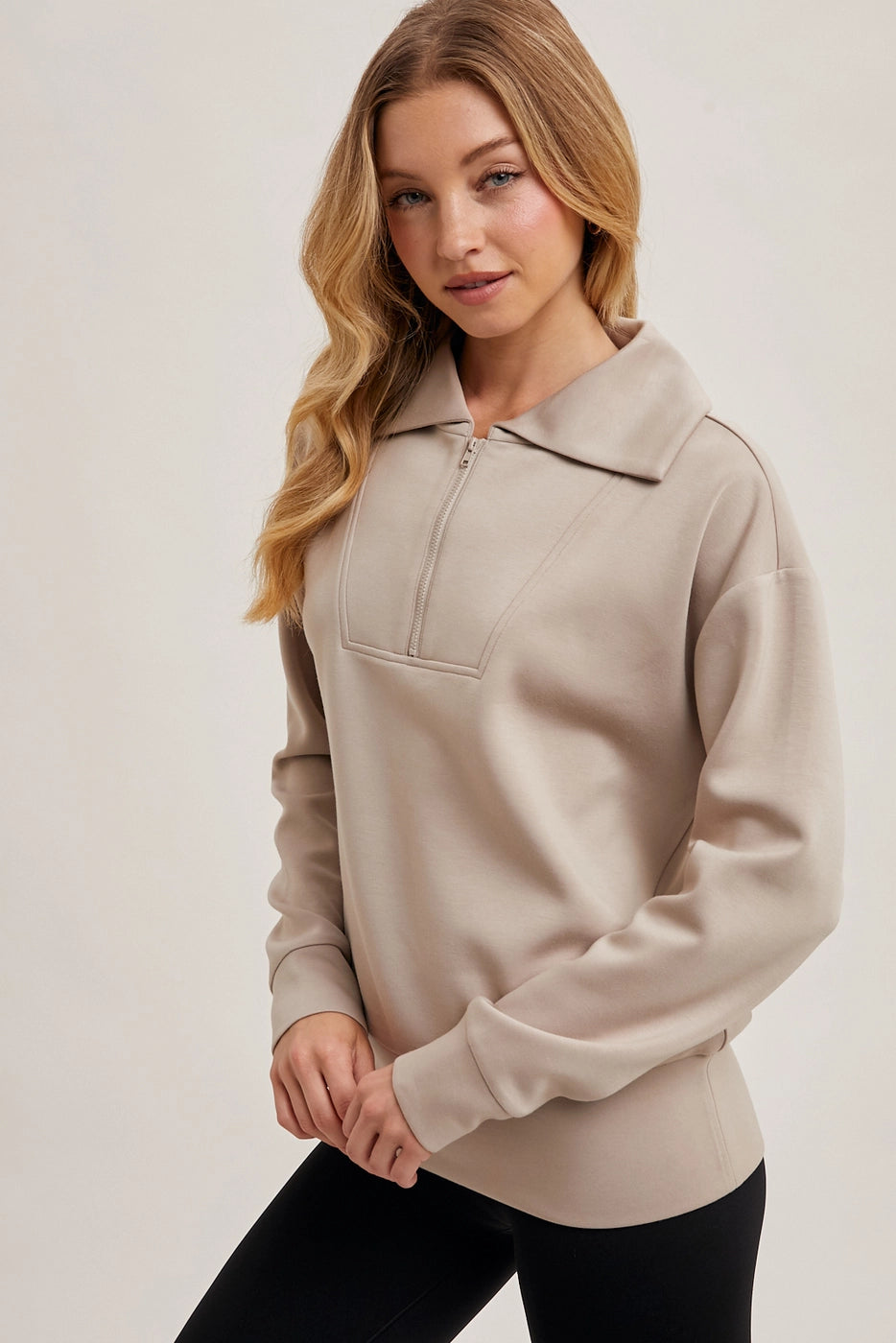 Half Zipper Athletic Sweatshirt